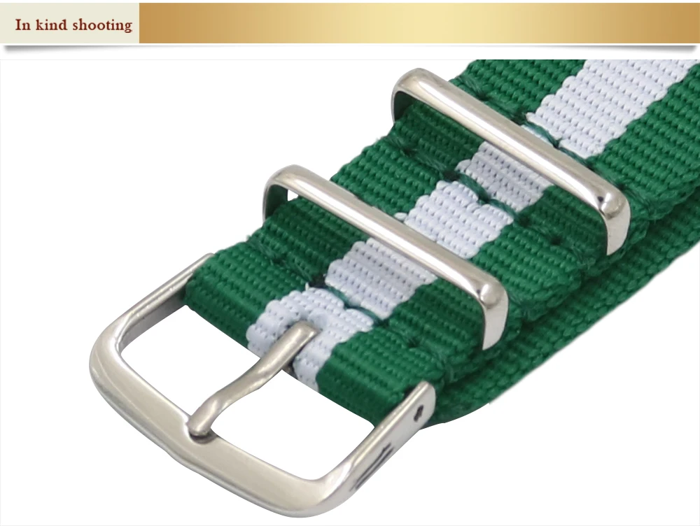 Customized models men and women comfortable bracelet pure nylon watch strap