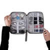 Factory made multifunction waterproof travel digital cable storage bag lightweight USB data cable earphone wire organizer bag