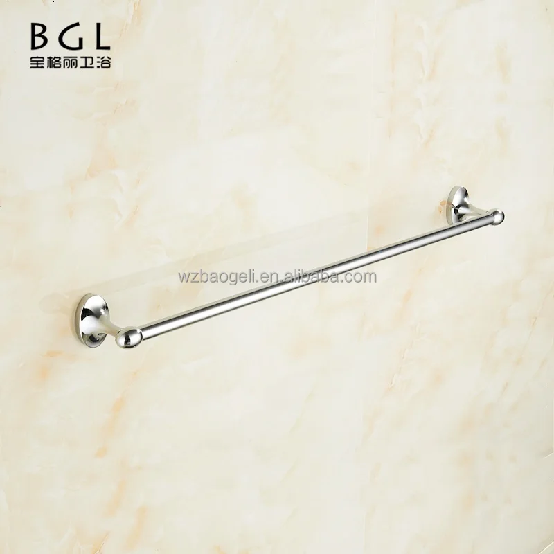 Factory Price Zinc Alloy Bathroom Accessory Single Towel Bar Bathroom