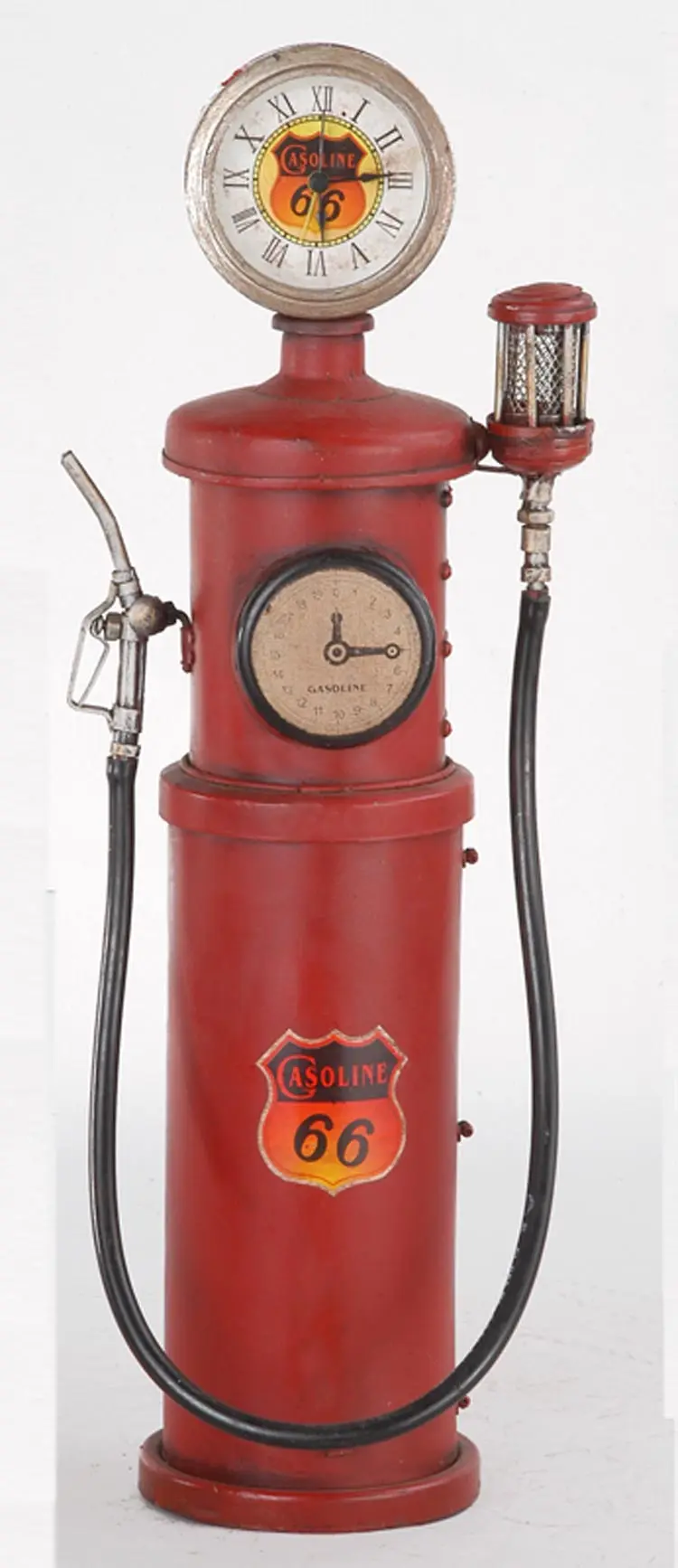 Handmade  Iron Metal Vintage Gas Pump 14 inches High 