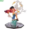 20cm Hot fighting animation funko pop action figure toy one piece monkey d luffy figure