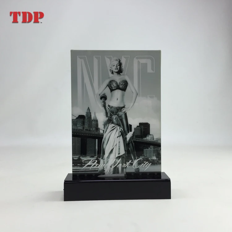 Customized Acrylic Edge Lit side advertising poster display LED Sign Boards