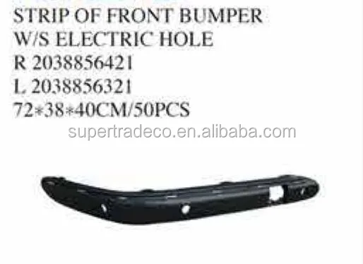 Use For Benz Parts ( W203/c 2000-2004 ) Strip Of Front Bumper With