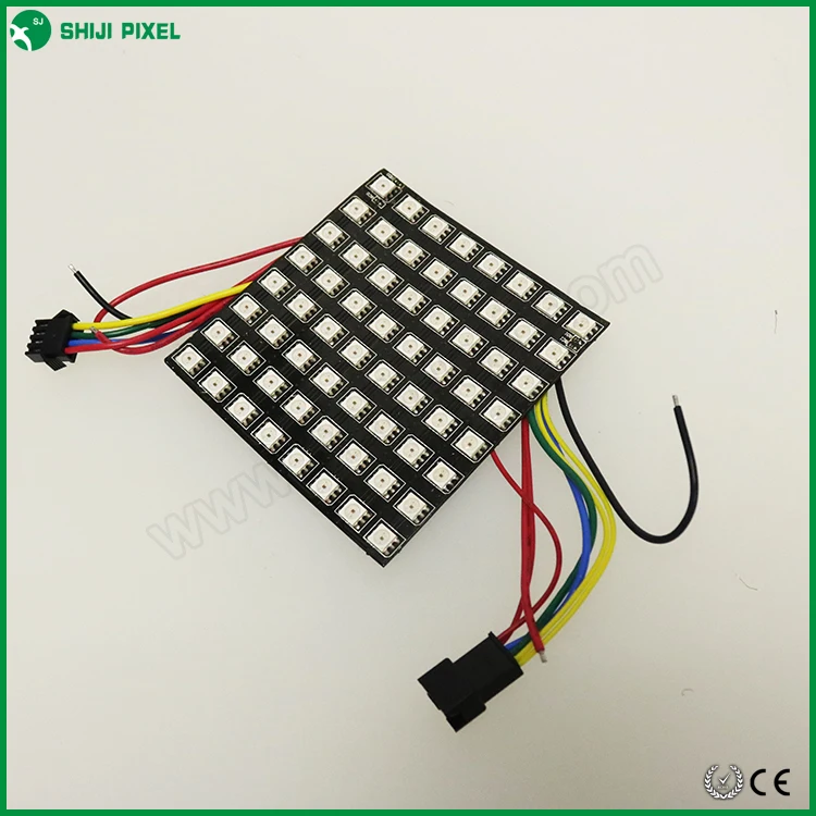 Multicolor Changing P10 8x8 Apa102c 5050 Rgb Programmable Addressable 