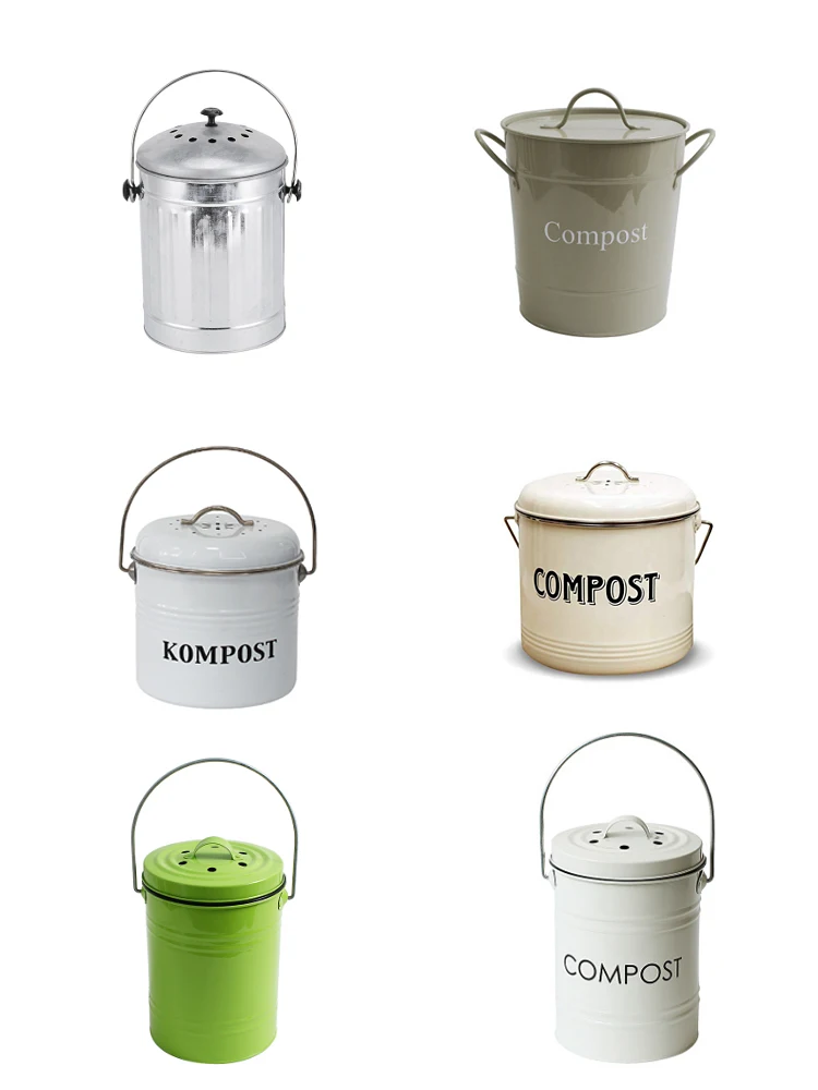 Living Nostalgia Vintage Blue Compost Bin Buy Compost Bin,Kitchen