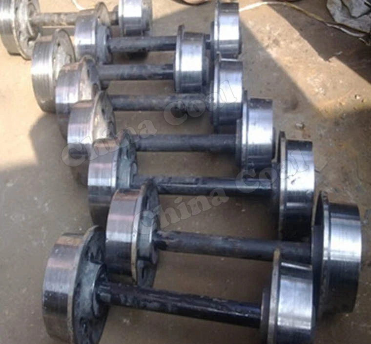 Cast Iron Ore Mining Cart Steel Rail Wheel Set Buy Mining Cart Wheel