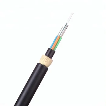 All-dielectric Kevlar Yarn Armored Aerial Adss Fiber Optic Cable With ...