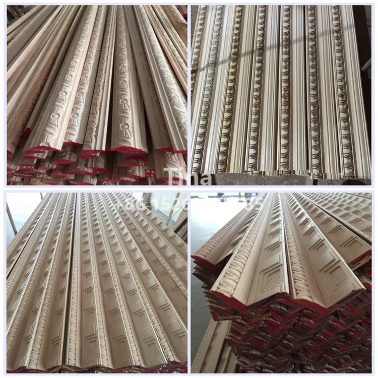 Decorative Carved Beech Wood Moulding