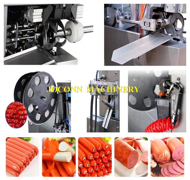 Automatic Pork Sausage Stuffing And Clipping Machine/ Ham Sausage