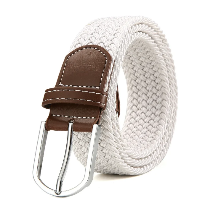 Custom 3.8cm Elastic Nylon Braided Woven Belt - Buy 3.8cm Woven Belt ...