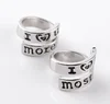 I love you most & more Engagement Rings For Woman And Men, stainless steel Personalized Silver Gold Color Promise Simp