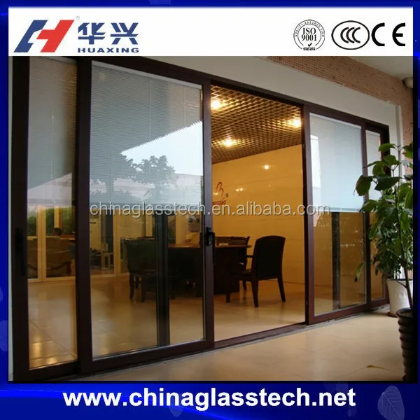 Decorative Residential Three Panels Aluminum Profile Dressing Room