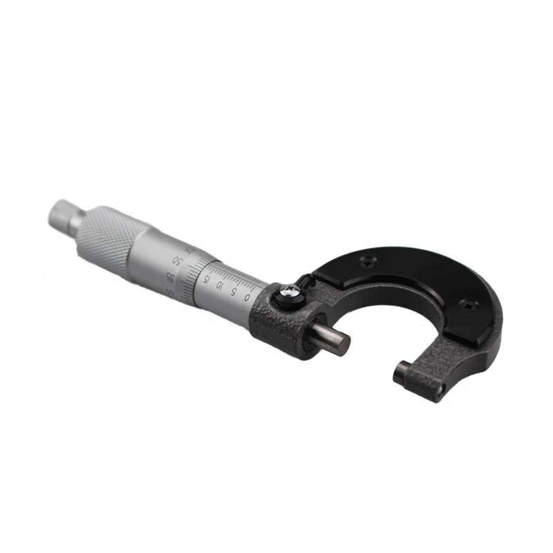 Hongsheng External Measuring Micrometer 0-25MM/0.01MM High Precision Vernier Caliper Measuring Tool Hongsheng External Measuring Micrometer 0-25MM/0.01MM High Precision Vernier Caliper Measuring Tool