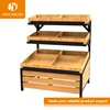 Stainless Steel 3-tier wall mounted Vegetable Rack For Store By Heda Supermarket Equipments