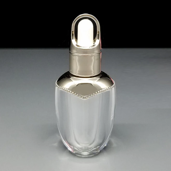 10ml high grade small cosmetic empty plastic Lotion serum dropper bottle for essential oil