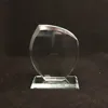 MH-J0282 jade glass crystal star award glass fire trophy