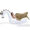 250cm gold inflatable waterbed pegasus pool float