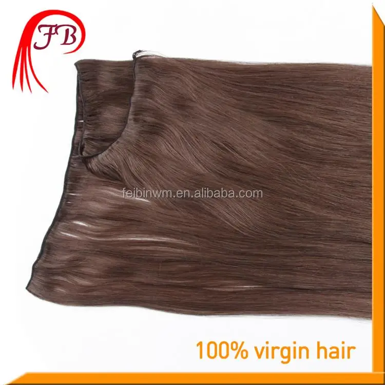 Lastest Natural Human Virgin Color #2 Straight Hair Weft Malaysian No Tangle No Shed Hair Weave