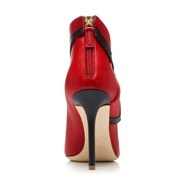 2018 italian stylish shoe custom high heels ankle boots
