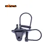 Y steel post black uv resistant solid farm pinlock insulator for polywire