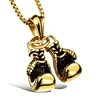 Boxing Gloves Stainless Steel Colorful Men Necklaces Jewelry