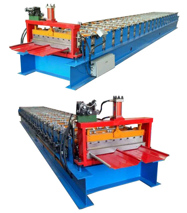 Standing Seam Metal Roofing Profile Roll Forming Machine With ...