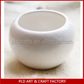 Custom Printing Ceramic White Flower Pot Garden For Custom Printing Ceramic White Flower Pot Garden For