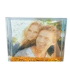 Silver Glitter Photo Frame magnetic acrylic frame snow globe photo frame