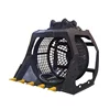 DX215-9C excavator rotating screening bucket