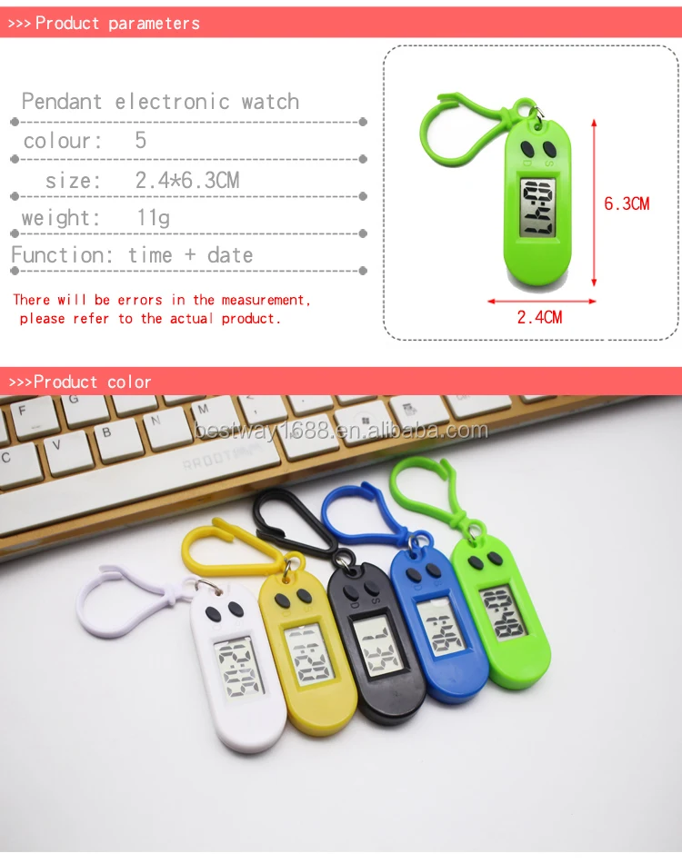 Most Popular Products Unique Gift Keychain Mini Electronic Clock Buy