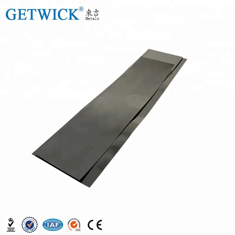 High Quality Customized T0.05mm Tungsten Ribbon Foil