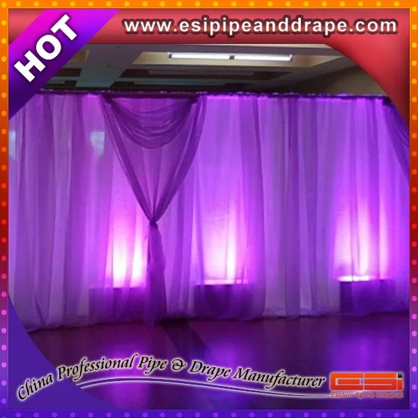 ESI factory Wholesale  pipe and drape wedding backdrop stand for wedding 