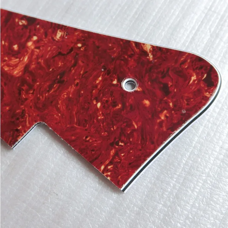 High Quality Acoustic Guitar Pickguard 4ply Red Tortoise Lp Electric