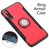 TPU PC Hybrid Armor Case for OPPO A7X/F9/F9 Pro Cool Fashion Ring Armor Kickstand Shell