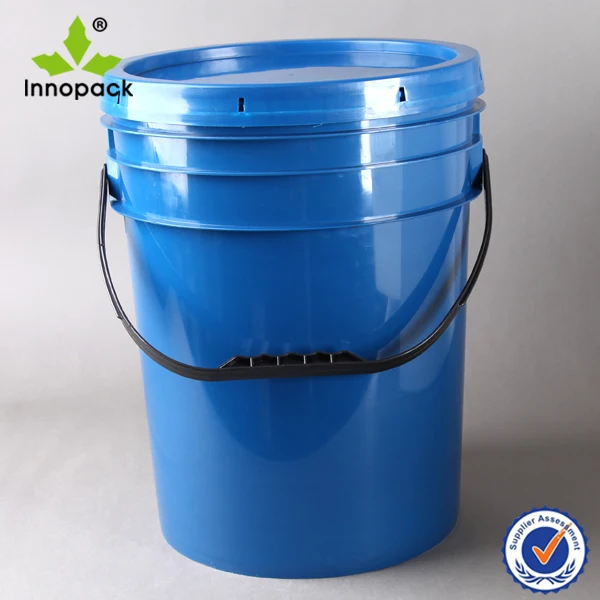 20 liter food grade plastic oil lubricant bucket paint pail 5 gallon ...