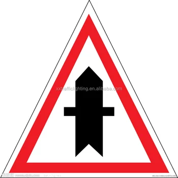 Red Triangle Road International Traffic Safety Signs And 