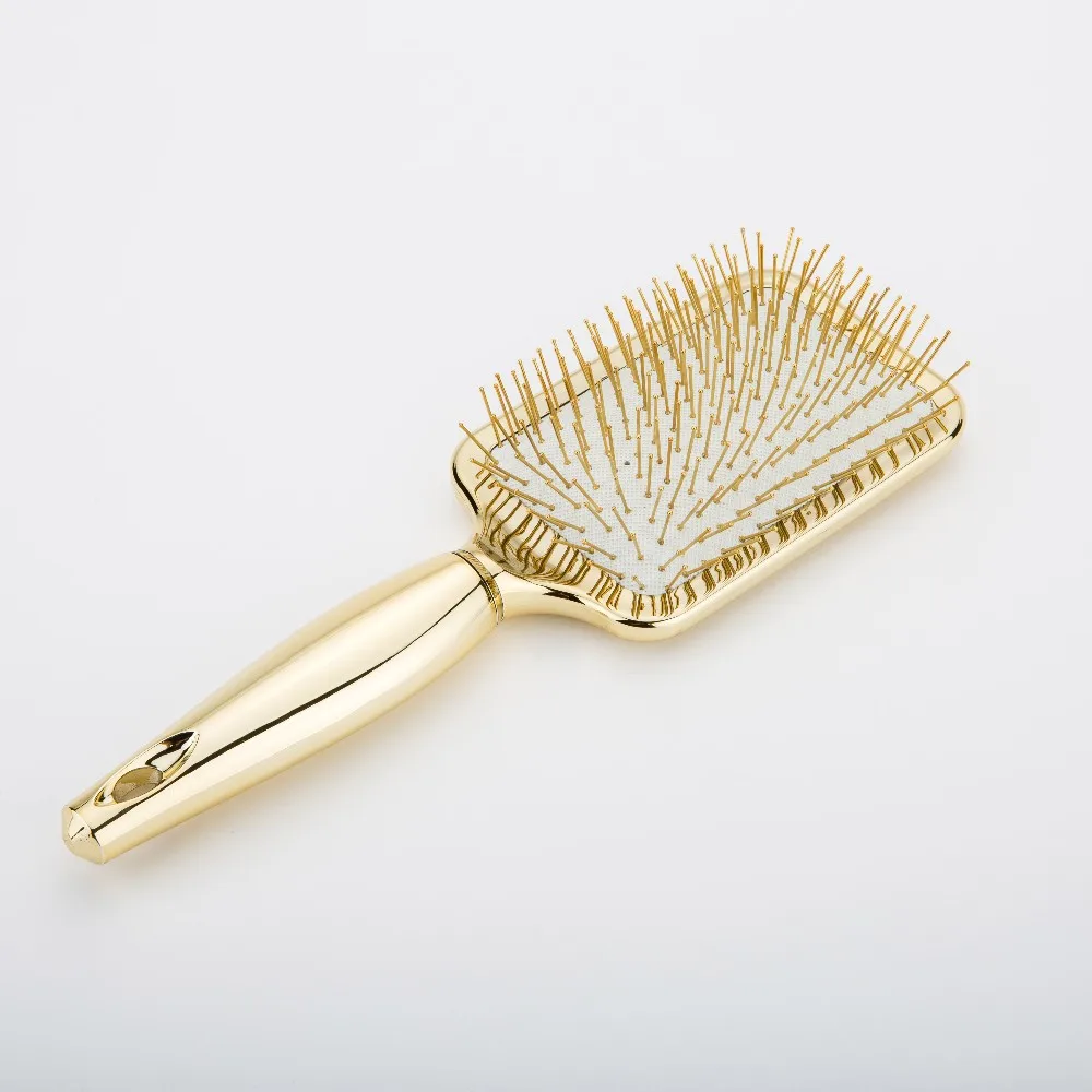 Detangling Hair Brush Metal Bristles For Spa Pro Kids Children Women