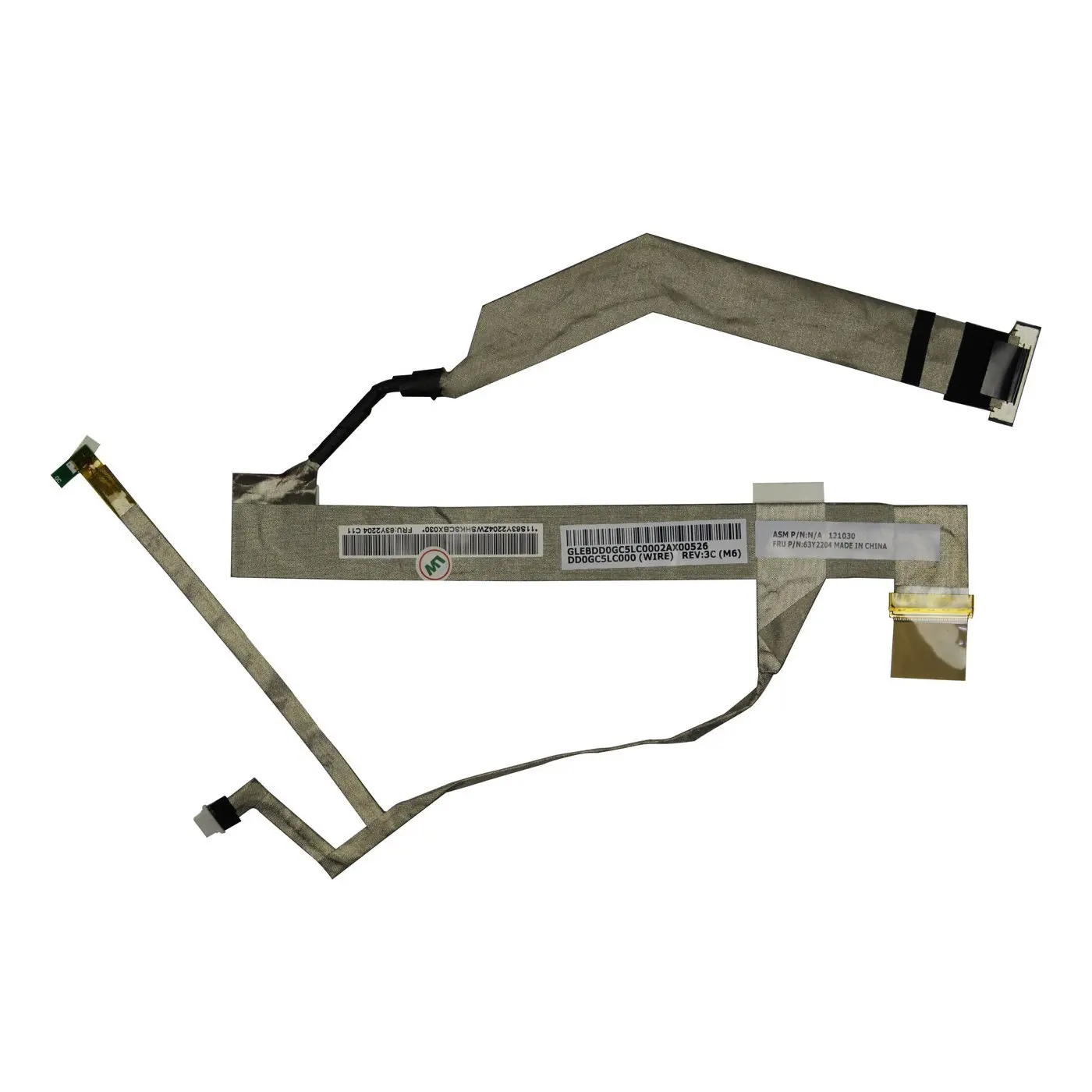 Replacement LCD LED Screen Cable for Lenovo IBM Thinkpad Edge 14 E40 / Edge 15 E50 Laptop 63Y2204 DD0GC5LC000