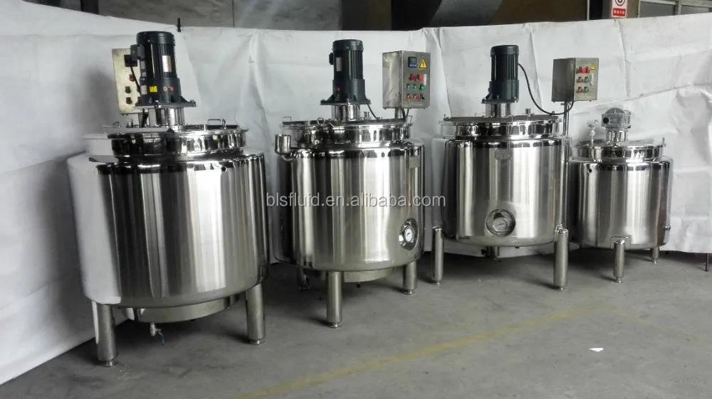 Price Of Industrial Heated Jacket Butter Churn Tank With Mixer/stainless Steel Milk Butter Churn
