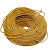 China wholesale custom size and color frosted cowhide suede round leather cord
