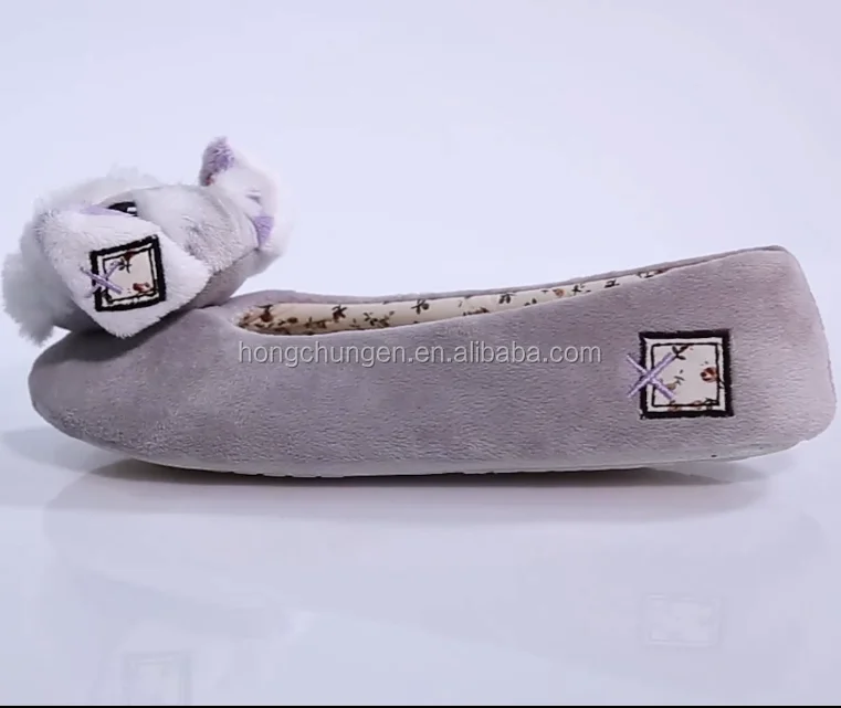 3d Animal Head Ballerina Animal Lady Slippers Buy Ballerina Slippers