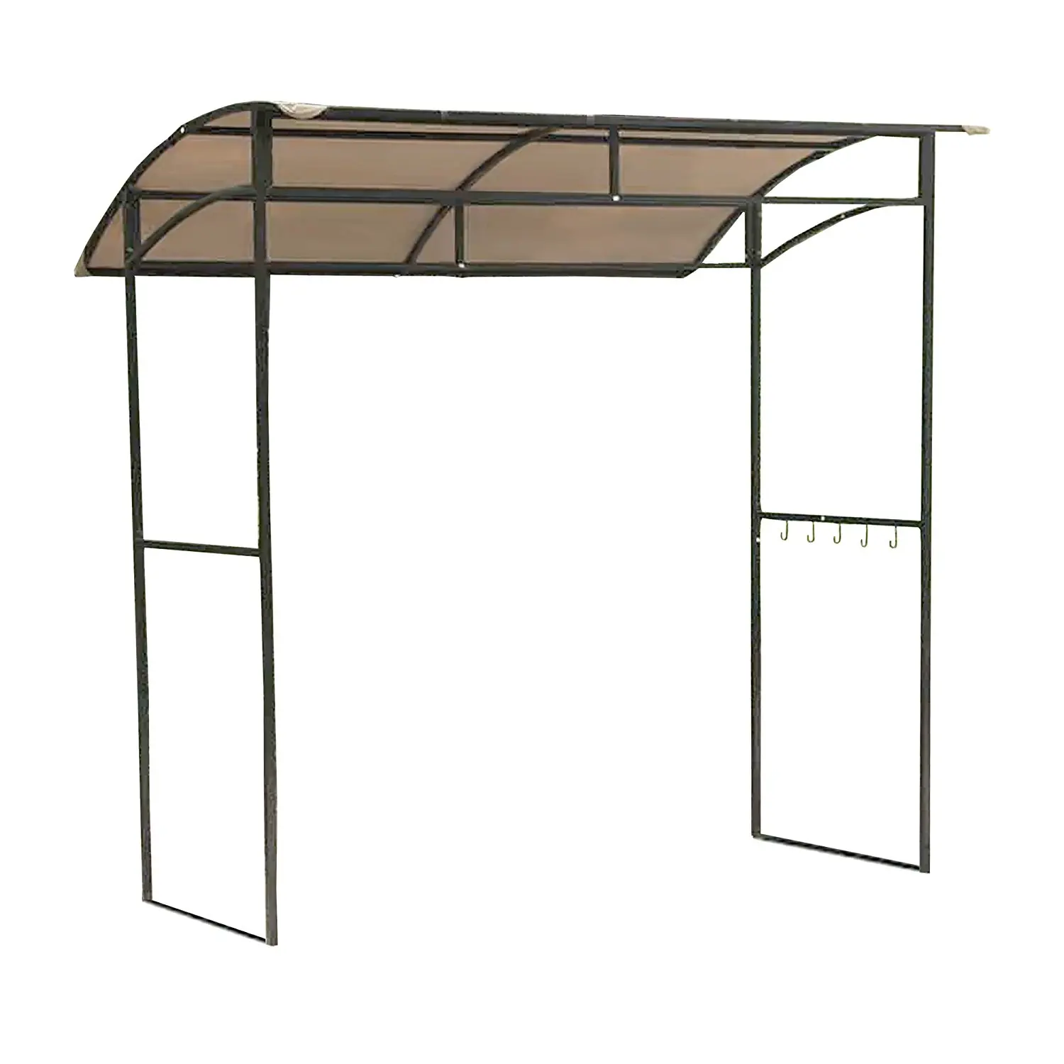 OPEN BOX - Replacement Canopy Top Cover for the Mainstays Curved Grill Shelter Gazebo - RipLock 350