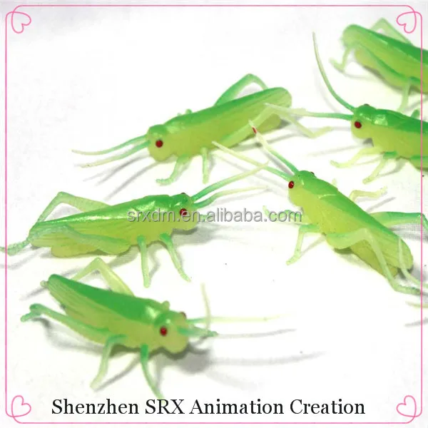 Customized Plastic Insect Grasshopper Small Animal Toys,Small Plastic