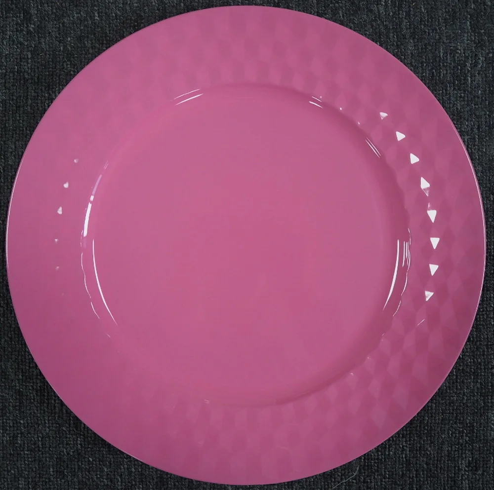 Promotional Cheap Dinner Wedding Charger Plates Wholesale Pink Buy