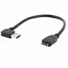 Cable Micro USB Right Angle A type to 3.0 Micro B type 10p conversion cable 0.5m