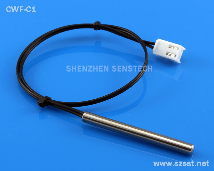 Cylinder Type Ntc Sensor & Probe 10k With Stainless Steel Tube Diameter