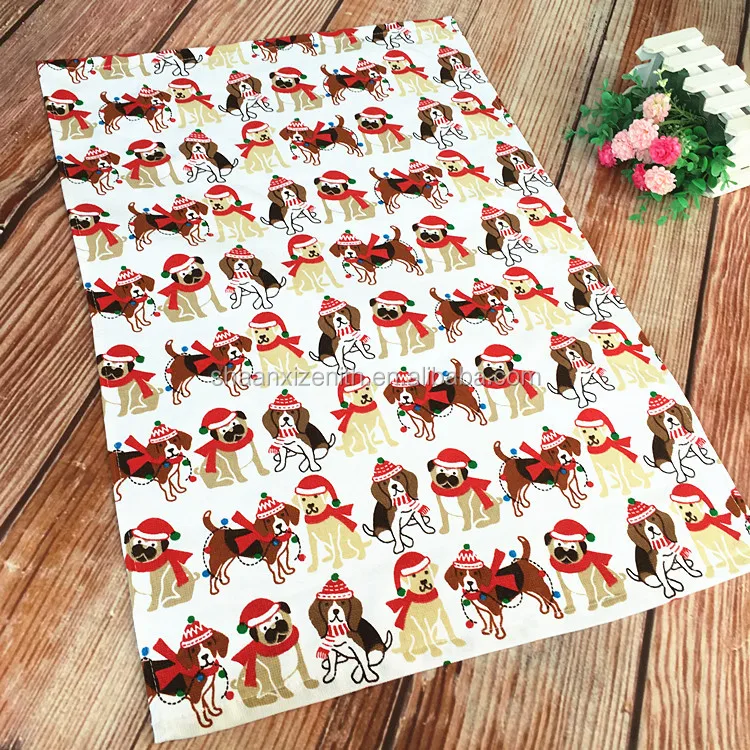 Wholesale 100% polyester cotton blank sublimation tea towel for printing white flour sack kitchen tea towels