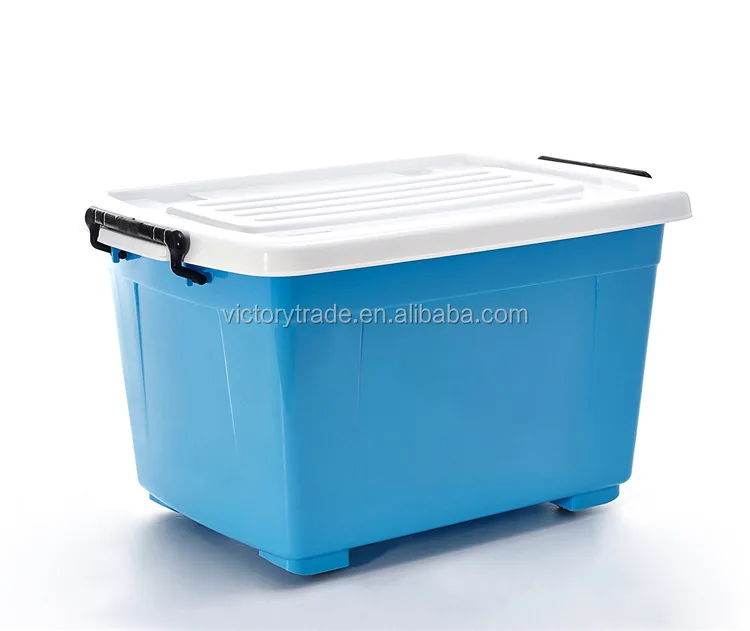 Vx1074 Multifunction Plastic Waterproof Wheeled Storage Boxes With
