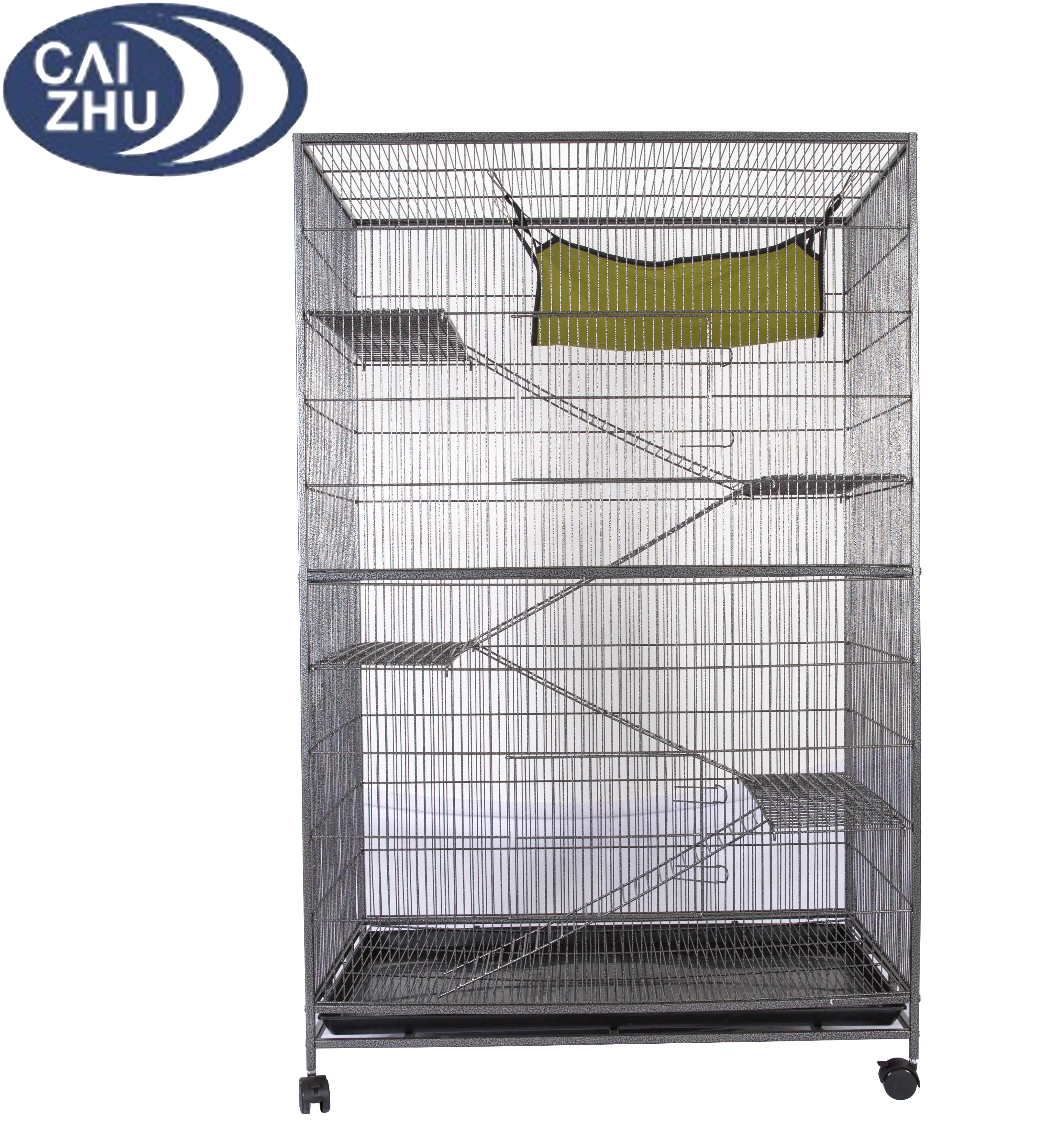 Large Model 4level Ladder And Platform Metal Indoor Ferret Cage Cat