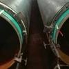prefabricated directly buried insulating black pipes and fittings with polyurethane foamed plastics and high density pe casing